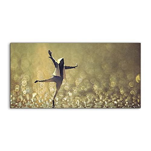 Image sur verre 140x70cm Dancing Mokre streets tableau salon chambre