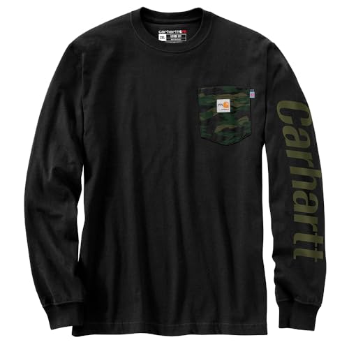 Carhartt Men's 106617 Flame Resistant Force Loose Fit Lightweight Camo Graphic