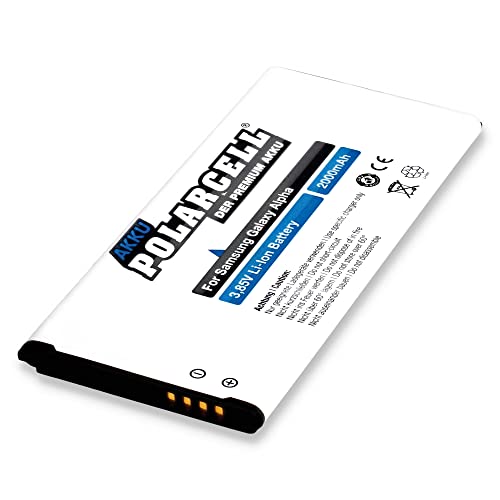 Batería para Samsung Galaxy Alpha SM-G850 F 2000 mAh, 7,7 Wh) (EB-BG850BBC EB-BG850BBE