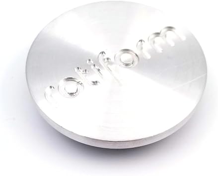 Rotiforms Machined Silver Center Hub Cap Silver Machined Logo 3.01" Snap-In