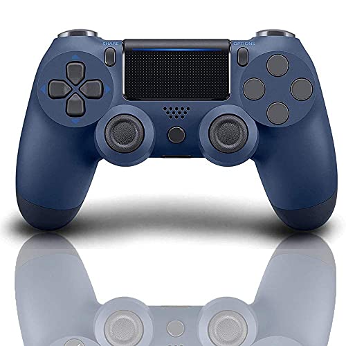 Game Wireless Controllers Compatible for PS-4,Remote Joystick Gamepad Compatible with PS-4 Console,with Dual Vibration and Audio Function, LED Indicator USB Cable