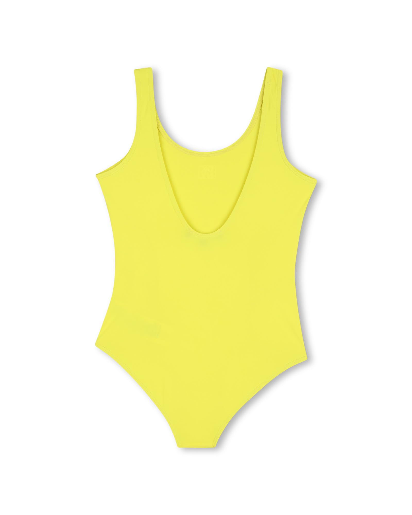 DKNY Costume da Bagno da Bambina, Giallo, 16 Anni