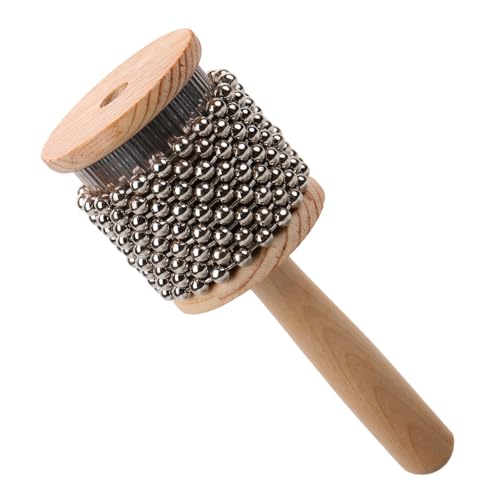 Abaodam Holz Cabasa Kinder Percussion Musikspielzeug 6cm