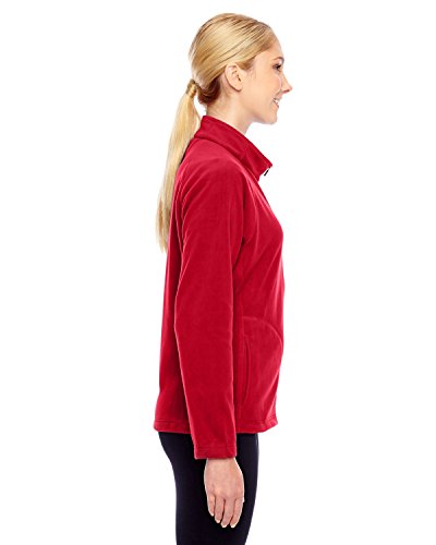 TEAM 365 Ladies Campus Microfleece Jacket, Large, Sport RED3