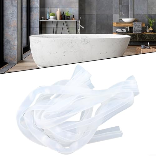 Tiras de sellado para mampara de ducha de 2 m, goma impermeable para sellar huecos de 6 mm 4