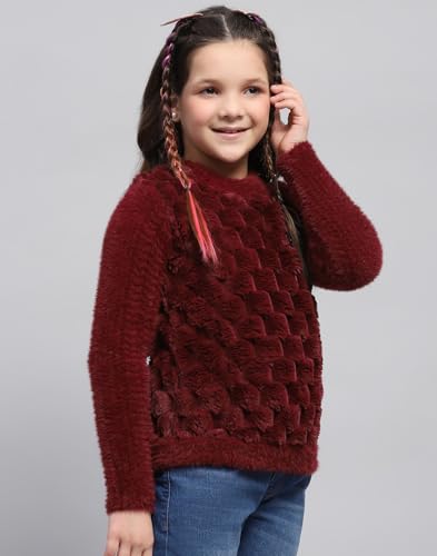 Image of Monte Carlo Girls Printed Round Neck Full Sleeve Sweatshirt (523063583)