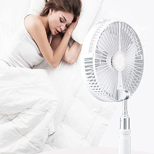 Ventilateur rétractable USB blanc de table ou sol avec télécommande - 6