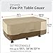 Classic Accessories Veranda Water-Resistant 56 Inch Rectangular Fire Pit Table Cover, Outdoor Table Cover