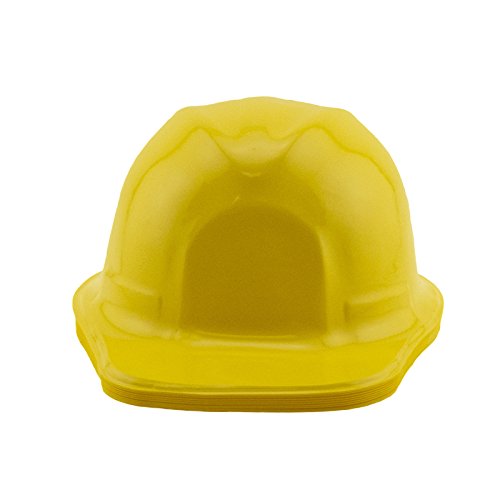 Tytroy Construction Hats Plastic Hard Hat Birthday Party Costume - 24 Pack - Yellow
