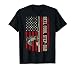 Reel Cool Step-Dad Bass Fishing Lover Fisherman Flag T-Shirt