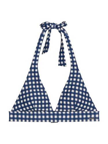 Haut de bikini triangle Marc O'Polo Gingham ajustable avec séchage rapide