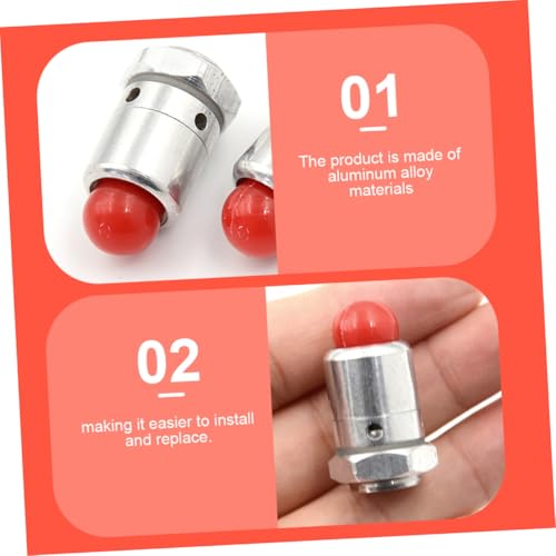 4 Piezas Válvulas de Vapor para Olla a Presión Reemplazo Alta Fiabilidad Seguridad Limitadoras de Presión para Ollas Eléctricas y de Estufa miniatura 2