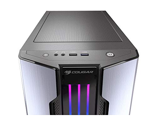 Gabinete Gamer Cougar Gemini M Silver RGB - 385TMB0.0002
