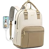 Laptop Backpack Women Student Bookbag: 15.6 Inch Stylish Nurse Computer Back Pack Teacher Travel Bag