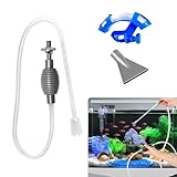 Sifone Acquario, Pulitore per ghiaia per acquari, Pulizia acquaro, Aspiratore per acquari,...