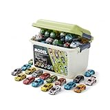 KIDSZONE 20 Pack Pull Back Toy Cars, Mini Race Cars Vehicles,Toy Cars with Storage Box,Party Favor Cars Toys, Goodie Bag Stuffers, Toys for Boys Girls Toddlers 3+Years Old (20)