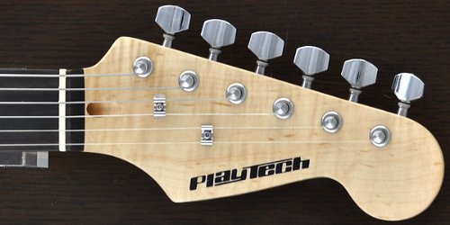 Amazon | PLAYTECH プレイテック エレキギター ST-250 METALLIC RED