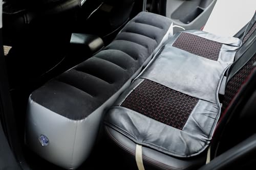 Image of Onirii Inflatable Car Air Mattress Bed with Back Seat Pump Portable Car Travel,Sleeping Gap Pad,Auto Accessories Inflation Bed for Car, SUV | 51.2 inchx10.6 inchx14.6 inch Portable Cushion Camping Sleeping Gap Pad Air Couch for Small Compact Car SUV