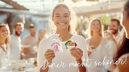 LOViLEE Happy Döner Diggi im Geschenkset - Positive Kartoffel inkl. Geschenkbeutel und Pocket Hug - Positive Potato, Glücksbringer Prüfung, Du schaffst das Geschenk, Glücksbringer Mann, Mutmacher