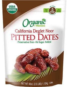 Organic California Deglet Noor Pitted Dates 2.5lb