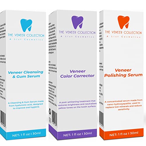 The Veneer Collection Maintenance & Whitening Kit, Whiten Veneers, Removes Stains, Porcelain Veneers, Composite Veneers #TOP2