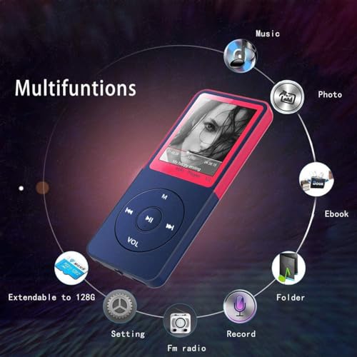 Vorstik MP3 Player – HiFi Digitales Audio Gerät mit 1.8 Zoll TFT Display