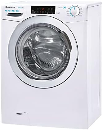 Candy Smart Pro CSO1493TWCE, Free Standing Washing Machine, WiFi Connected, 9 kg Load, 1400 rpm, White, Amazon Exclusive