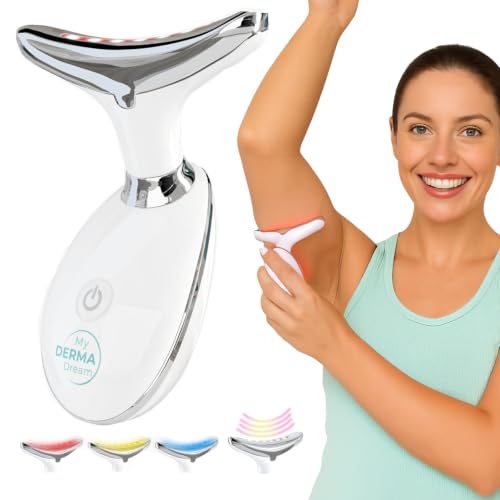 My Derma Dream MyoGlow by MDD | Neck Face Arms and Legs | Uses LED Light Vibration Heat