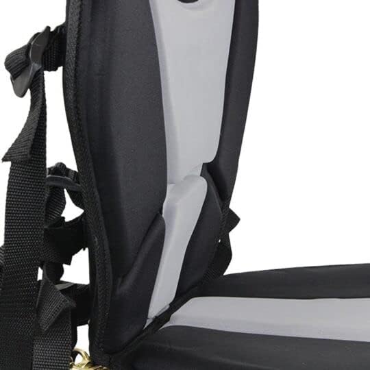 BerleyPro Pro Angler Elite Kayak Seat Grey - Premium Comfort and Support for Kayaking Adventures | 2 1/4" Thick Seat Base and Moulded Lumbar Support | Durable Construction