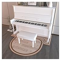 RcIdos Geluiddicht tapijt voor staande piano, slijtvaste antislip stoelmat voor huisdecoratie woonkamer studie spelen (kleur: A, maat: 70 x 160 cm 110 x 110 cm
