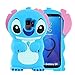 Blue Stitch Case for Samsung Galaxy S9,3D Cartoon Animal Cute Soft Silicone Rubber Protective Kawaii Character Cover,Animated Funny Cool Skin Fun Cases Shell for Kids Child Teens Girls Guys(Galaxy S9)