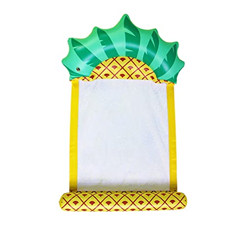 Flotador inflable de piña para fiesta en la piscina, balsa cómoda para el agua, verano, playa, piscina, fiesta, balsa, juguete acuático divertido