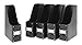 Whitmor 6551-372-5-BLK Plastic Organizer Collection Magazine Organizer Set of 5, Black