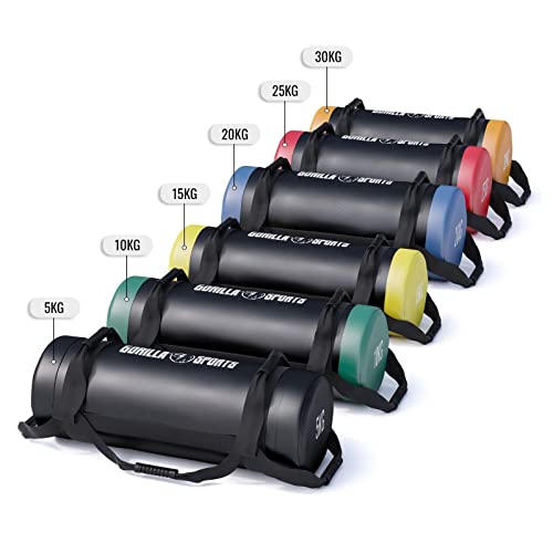 Gorilla Sports - 10000539 - Fitness bag Sac lesté - Mixte Adulte - Noir (Black/Red) - 20 kg – Image 6