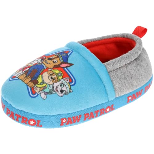 Chaussons Pat'Patrouille bleus antidérapants pour éviter les chutes