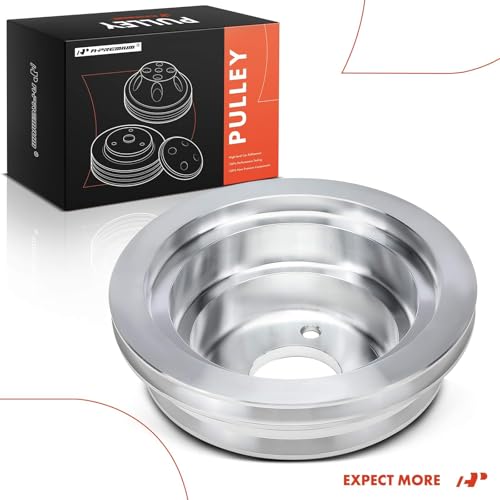 A-Premium 7.8 Inch Crankshaft Pulley with 3-Groove Machined Aluminum Compatible with 1969-1985 Chevrolet Big Block - V8 396, 402, 427, 454, Long Water Pump by A-Premium - Image 8
