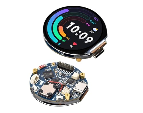 ESP32-S3 1.45�C���`���E���h�^�b�`�f�B�X�v���C�J���{�[�h�A412x412 IPS LCD�A�I���{�[�h�X�s�[�J�[�ƃ}�C�N/�I�[�f�B�I���o�́A�I�t���C�������F����AI�����C���^���N�V�������T�|�[�g�B