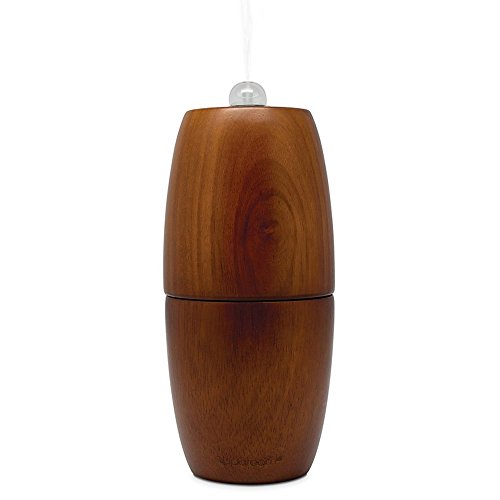 SpaRoom Theralizer Waterless Micro-Air Essential Oil Nebulizer For Aromatherapy and Large Rooms of 1000 sqft or less, Made Of Dark Wood