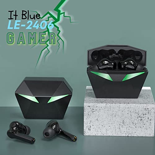 Fone de Ouvido Sem Fio Bluetooth Gamer Com Led Game Lol ff Jogos Wireless