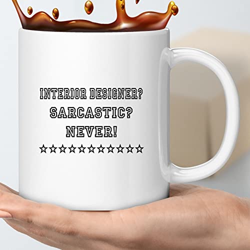 giftago Coffee Mug Funny Interior Designer Present For Interior Designer Sarcastic Never Cup 880139