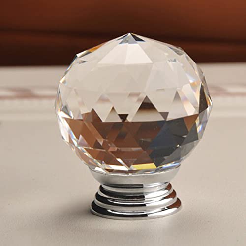 Mibee A bola do cristal de vidro do puxador do puxador do armário segura o hardware 20-30mm do armár