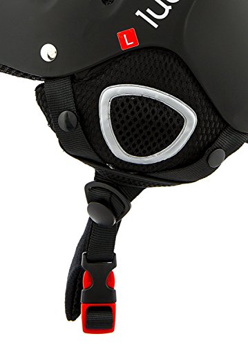 Lucky Bums Snow Sport Helmet, Matte Black, Medium - Thumbnail 3