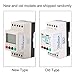 Baxnore 3 Phase Monitor Relay RD6-W, LCD Display Phase Sequence Protector, 35 mm DIN Rail Mount, Industrial Power Protect, Electrical Engineer Tool