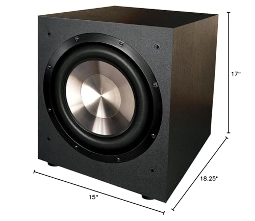 BIC America F12 12-Inch 475-Watt Front Firing Powered Subwoofer