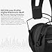 Walker's Recon Low-Profile Digital Electronic Muff with SAC Technology and NRR 26 (Black) Bundle Hearing Protection Case (2 Items)