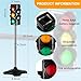 MARALANG Traffic Light Toy with Lights and Sounds 2in1 Simulation Safety Traffic Indicator Crosswalk Signal for Birthday Gift