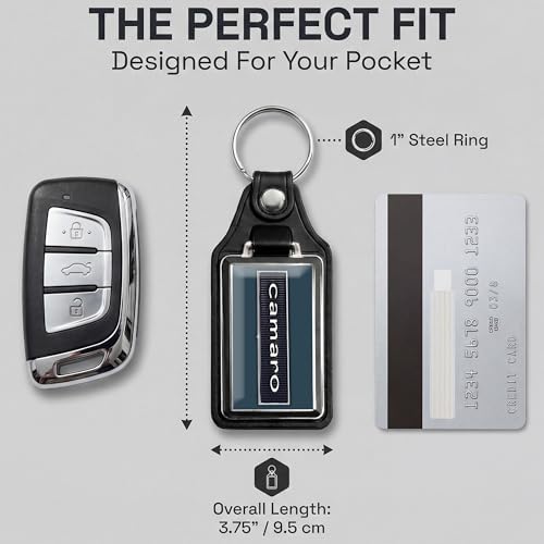 Image of Brotherhood Car Key Chain for Camaro - Classic Models Keychain for Men and Women Gift Key Ring - -