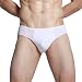 Only Faith Men Cotton Disposable Travel Underwear Shorts Briefs 5 pcs, white (XXL(34.2"-38.1"/waist))