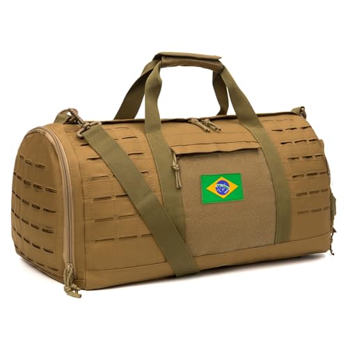 QT&QY 40L Mochila Tática Militar Para Homens Bolsa de Ginástica Esportiva Bolsa de Viagem para Treino Workout Com Compartimento Para Sapatos Bolsa de Final de Semana para Basquete Futebol