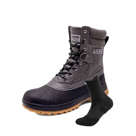 Botas leves de combate do exército, botas táticas militares masculinas com meias esportivas Botas de trabalho ao ar livre duráveis Botas de deserto Botas respiráveis de selva (Color : Gray, Size : 4